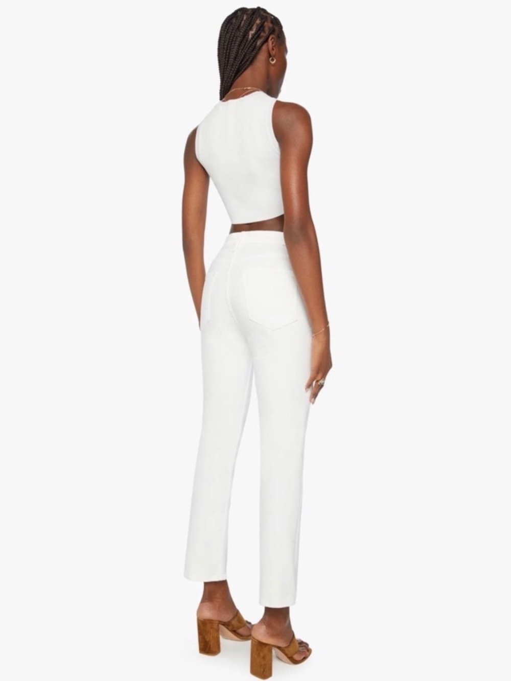 MOTHER High Waisted Rider Ankle Jeans - Picture 3 of 13